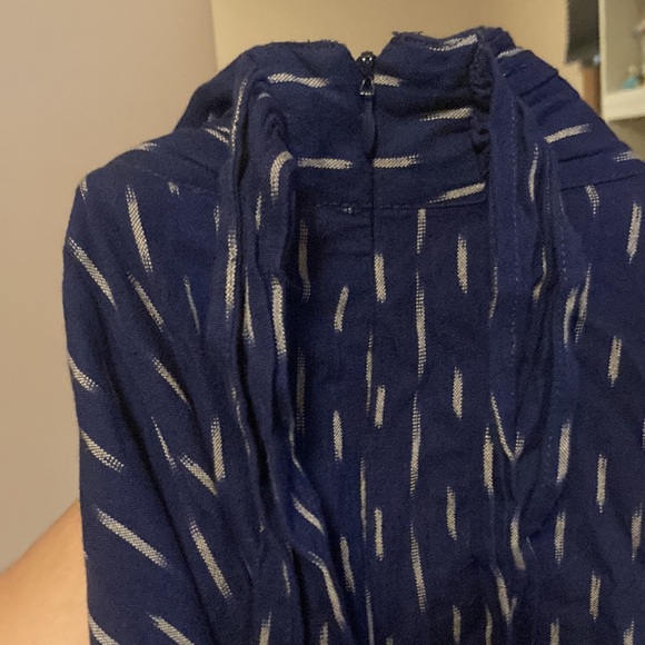 Blue Jcrew wrap tulip hem skirt - Picture 2 of 4